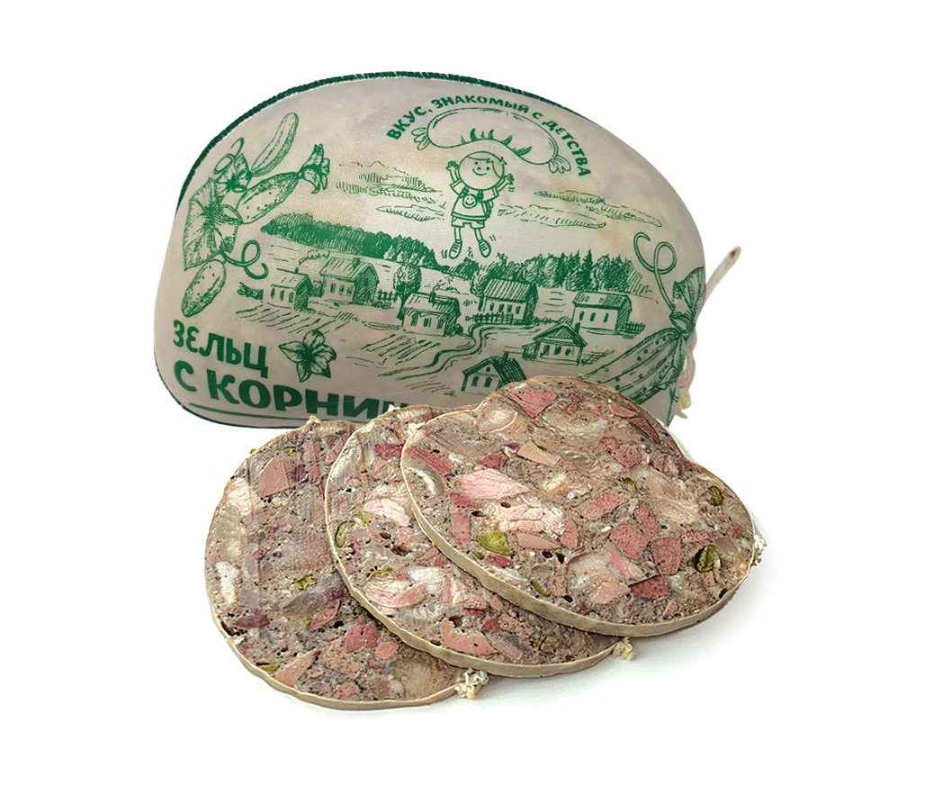 Зельц с корнишонами