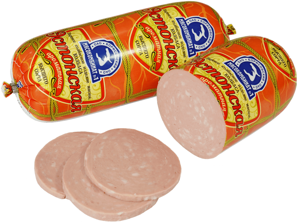 Колбаса вареная «Эстонская Ароматная» высшего сорта
