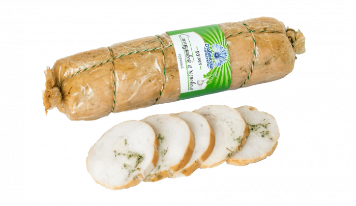 ПРОДУКТ ИЗ МЯСА ПТИЦЫ КОПЧЕНО-ВАРЕНЫЙ “РУЛЕТ ИМПЕРАТОРСКИЙ С ПЕТРУШКОЙ И ЧЕСНОКОМ”