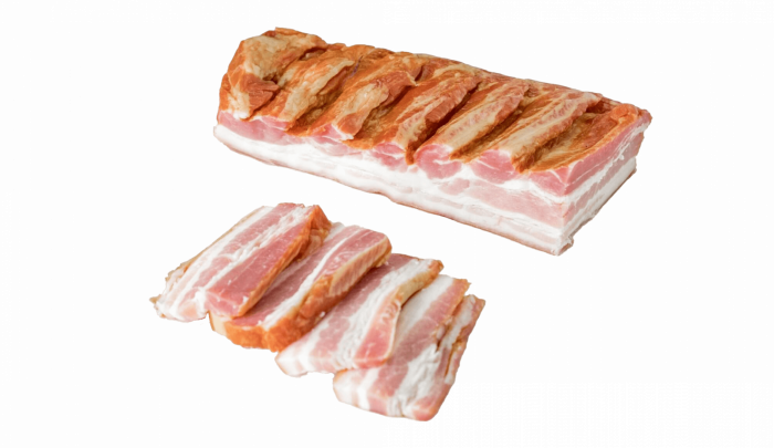 ПРОДУКТ ИЗ СВИНИНЫ СЫРОКОПЧЕНЫЙ “ГРУДИНКА РОЖДЕСТВЕНСКАЯ”