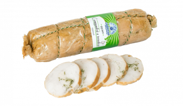 ПРОДУКТ ИЗ МЯСА ПТИЦЫ КОПЧЕНО-ВАРЕНЫЙ “РУЛЕТ ИМПЕРАТОРСКИЙ С ПЕТРУШКОЙ И ЧЕСНОКОМ”